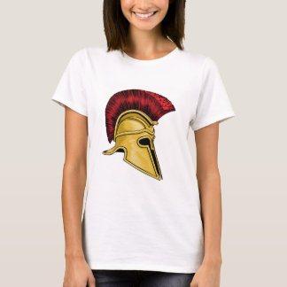 Camiseta Casco del antiguo guerrero espartano griego