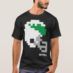 Camiseta Casco del Eagles Retro Tecmo Bowl