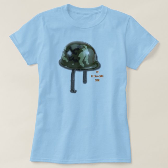 Camiseta Casco del ejército (Diseño del anverso)