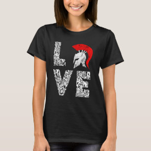 Camiseta Casco del guerrero del soldado Spartan Sparta