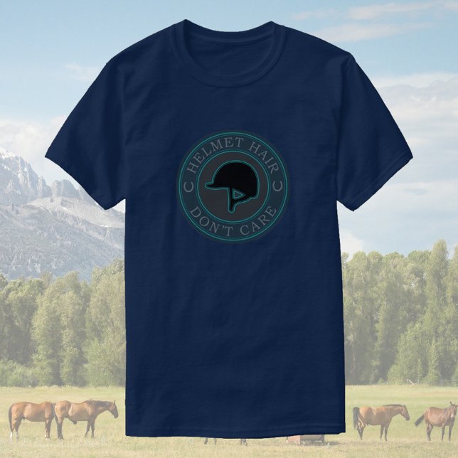 Camiseta Casco ecuestre inglés que no importa (Subido por el creador)