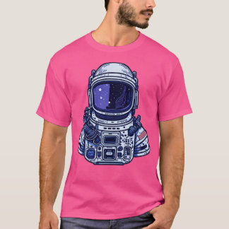 Camiseta casco espacial