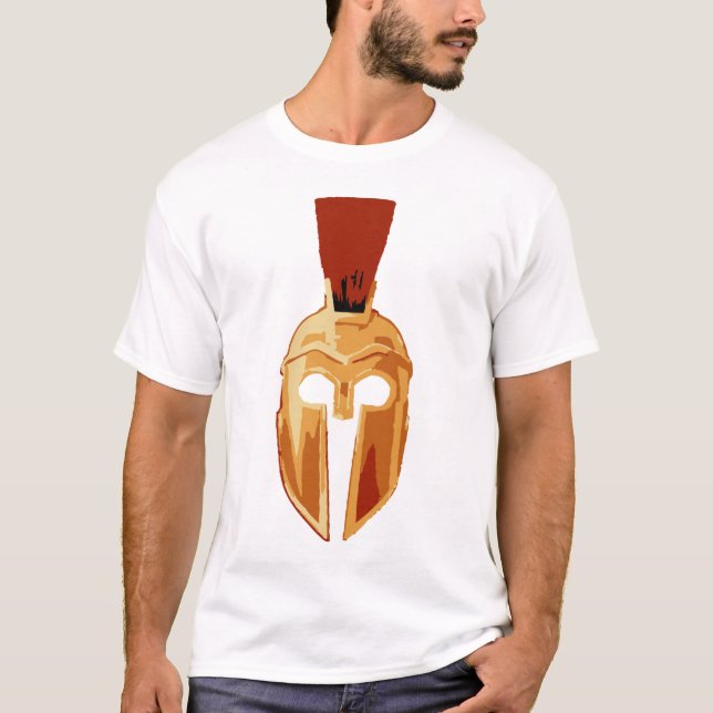 Camiseta Casco espartano (Anverso)