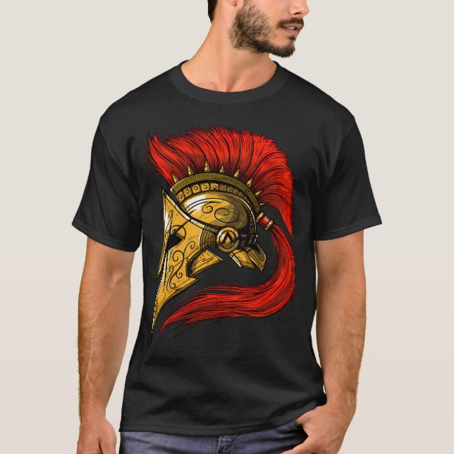 Camiseta Casco Espartano (Anverso)