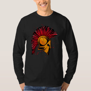 Camiseta Casco espartano Golden Sparta Gladiator Warrior Gy