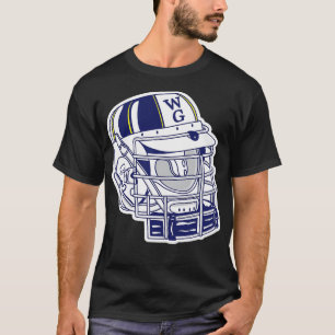 Camiseta Casco Lacrosse de West Genesee 1980x27s