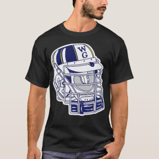Camiseta Casco Lacrosse de West Genesee 1980x27s