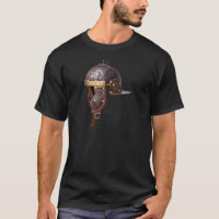Casco militar romano antiguo