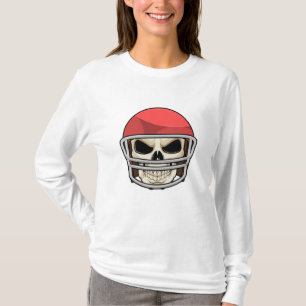 Camiseta Casco para el fútbol de Skull