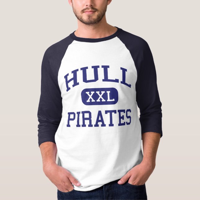 Camiseta Casco - piratas - High School secundaria - casco (Anverso)