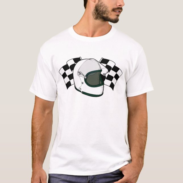 Camiseta Casco y banderas (Anverso)