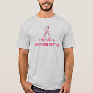 Camiseta "Casé cáncer de pecho de un combatiente del