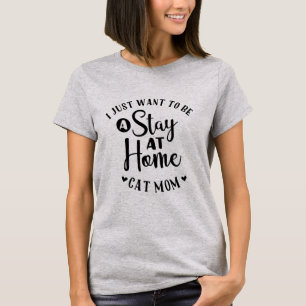Camiseta casera de la mamá del gato