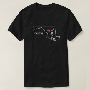 Camiseta casera del condado de Maryland - Howard