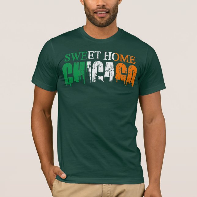 Camiseta casera dulce irlandesa de Chicago (Anverso)