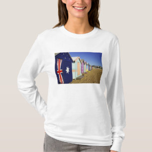 Camiseta Casetas de baño, playa Middle Brighton, puerto