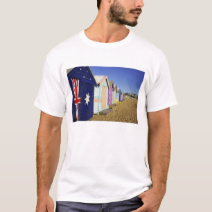 Camiseta Casetas de baño, playa Middle Brighton, puerto