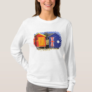 Camiseta Casetas de Baño, Playa Middle Brighton, Puerto 2