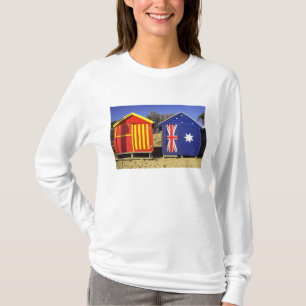 Camiseta Casetas de Baño, Playa Middle Brighton, Puerto 2