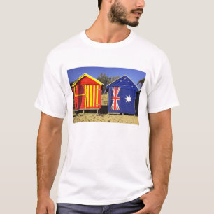 Camiseta Casetas de Baño, Playa Middle Brighton, Puerto 2