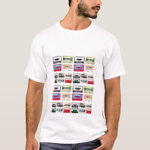 Camiseta casete-cinta