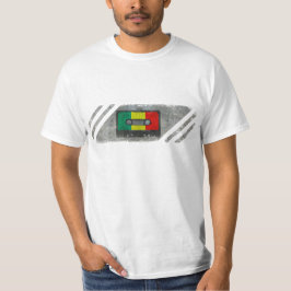 Camiseta Casete urbano del reggae