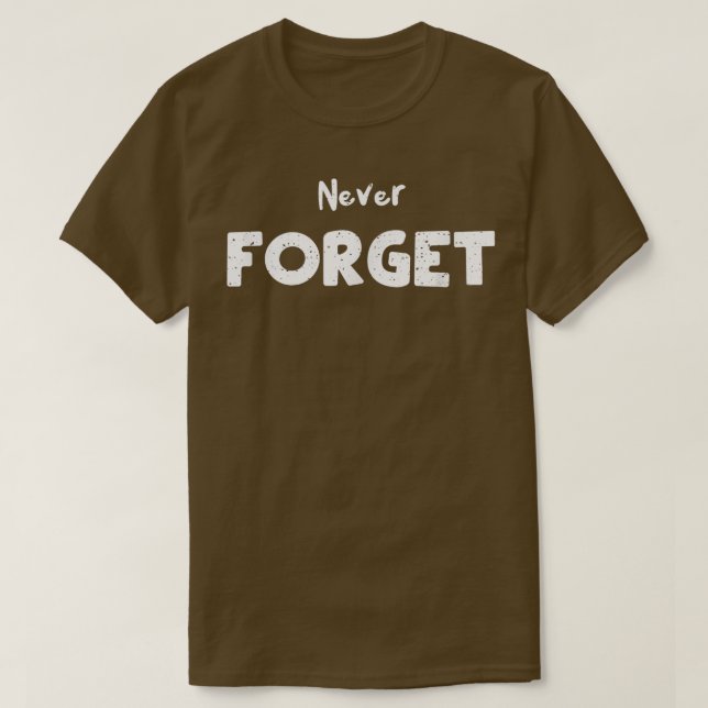 Camiseta Casette Never Forget - Music Sayings (Diseño del anverso)
