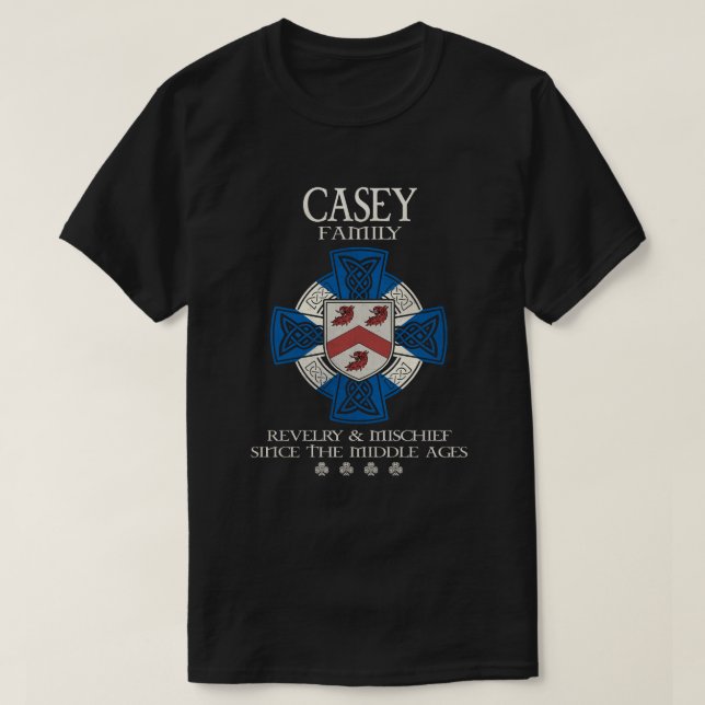 Camiseta Casey Family Scots Scotland Casey apellido escocés (Diseño del anverso)