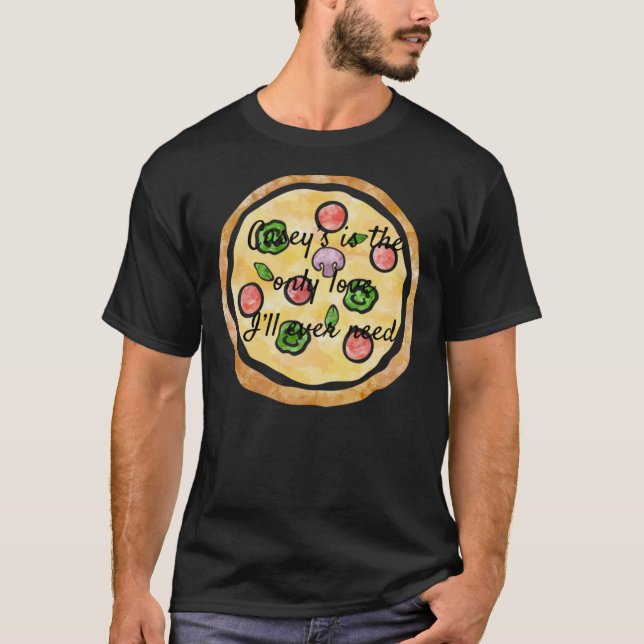 Camiseta Casey’s Pizza is my lover Classic T-Shirt (Anverso)