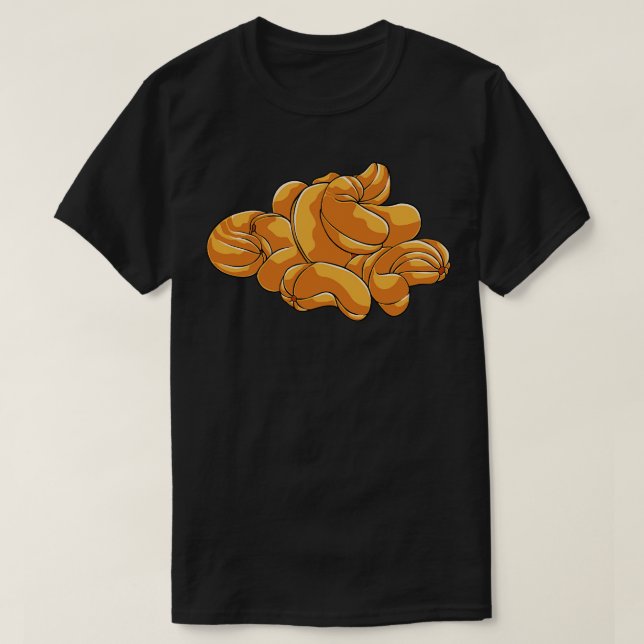 Camiseta Cashetes de nueces de cajú (Diseño del anverso)