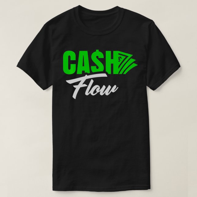 Camiseta Cashflow Emprendedor Investor Finance Crypto Busi (Diseño del anverso)
