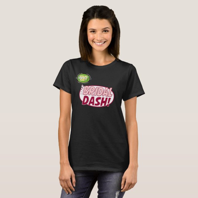 Camiseta Cashunt Bridal Dash Bachelorette Personalizado cam (Anverso completo)