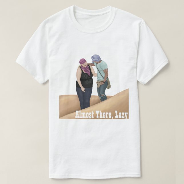 Camiseta Casi ahí, perezoso (Diseño del anverso)