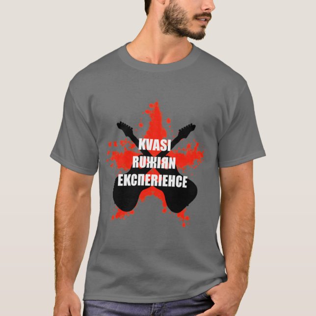Camiseta Casi experiencia rusa (Anverso)