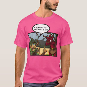 Camiseta Casi Golpeo Con El Arco De Disparos De Flecha De B