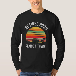 Camiseta Casi Jubilado 2023 Vintage Cerca De La Jubilación