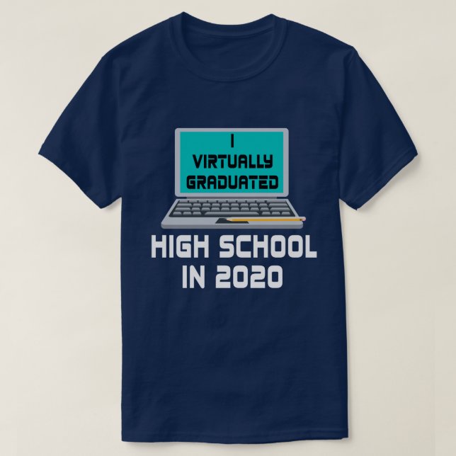 Camiseta Casi me gradué en la escuela superior en 2020 (Diseño del anverso)