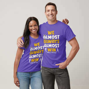 Camiseta Casi siempre ganamos el fútbol de Vikings