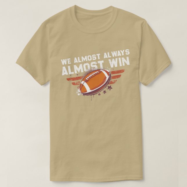 Camiseta Casi Siempre Ganamos Fútbol Funny Nebraska (Diseño del anverso)