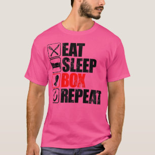 Camiseta Casilla De Dormitorio Comer Regalo Repetido Para B