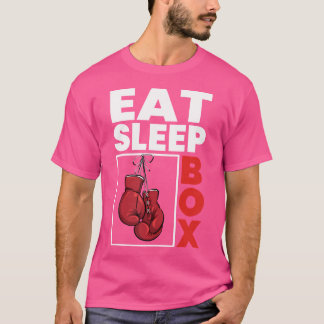 Camiseta Casilla de sueño Boxing Lover Gym Boxer Kickboxing