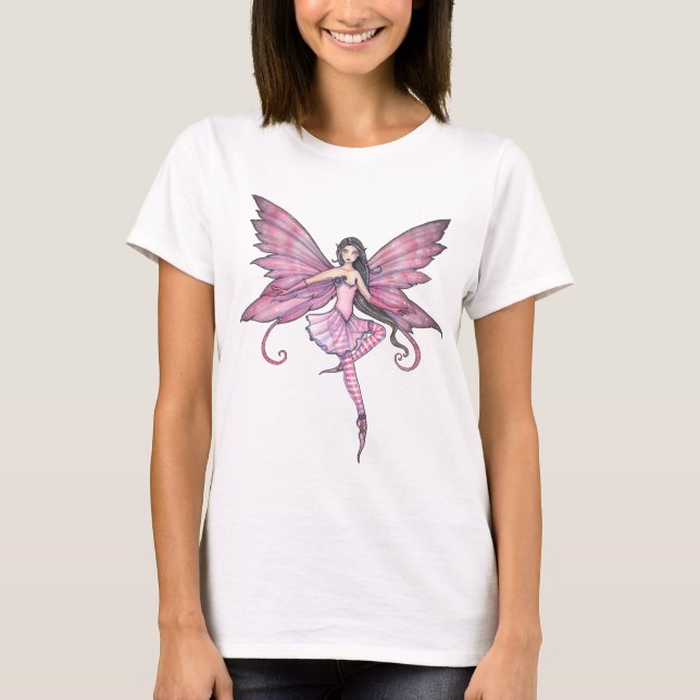 Camiseta Casilla del bailarín de hadas rosadas (Anverso)