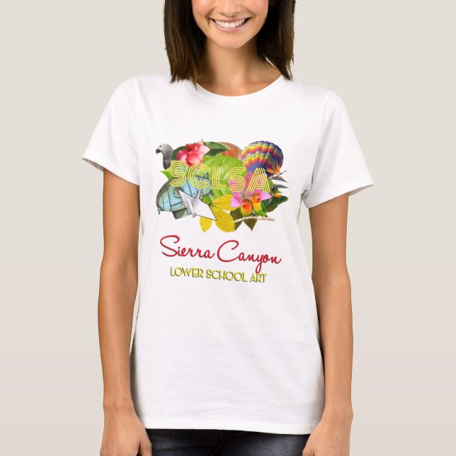 Camiseta Casilla del Tank Básico Femenino de SCLSA (Anverso)