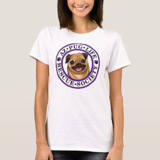 Camiseta Casilla del tanque AZ Pug Life con logotipo de cen
