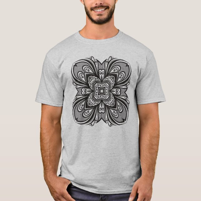 Camiseta Casilla negra de Deco inspirada (Anverso)