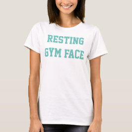 Camiseta Casilla superior del tanque "Resting Gym Face"