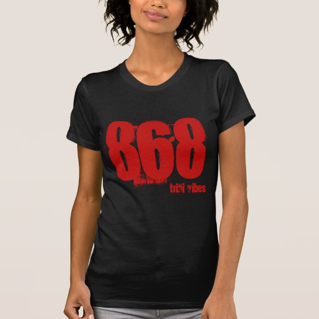 Camiseta Casilla Trini de código de área 868 (Anverso)