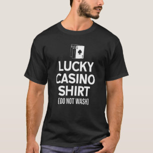 Camiseta Casino Afortunado Para Jugador De Ruleta O Blackja