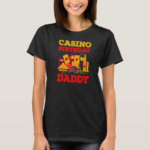 Camiseta Casino Cumpleaños Papi Gambler Poker Gambler Poker