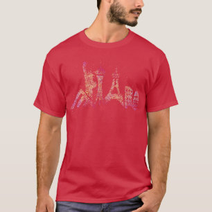 Camiseta Casino de viaje de la ciudad de Silhouette City en